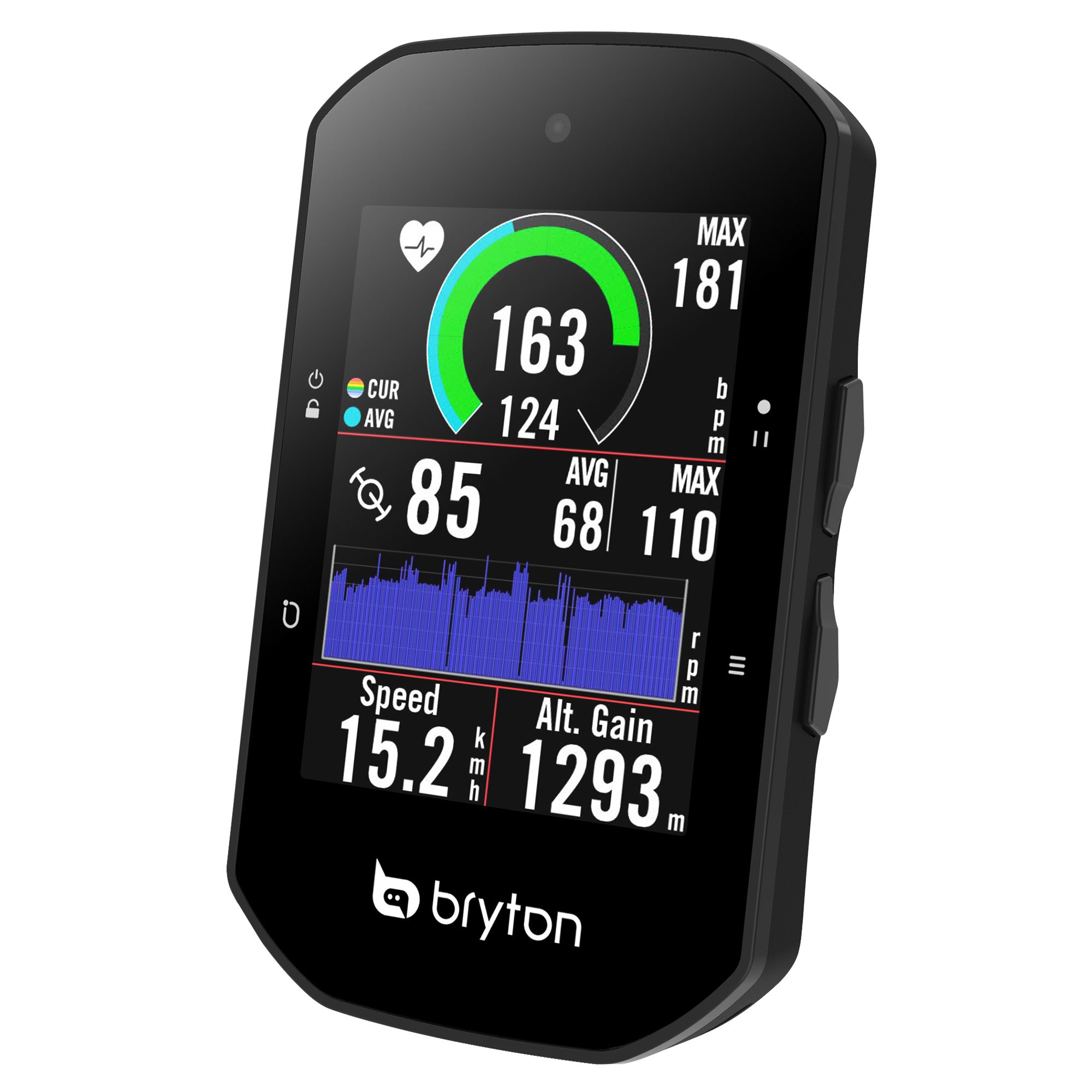 Bryton S500T GPS Cycle Computer Bundle With Speed/Cadence & Heart Rate — GPS bike computer