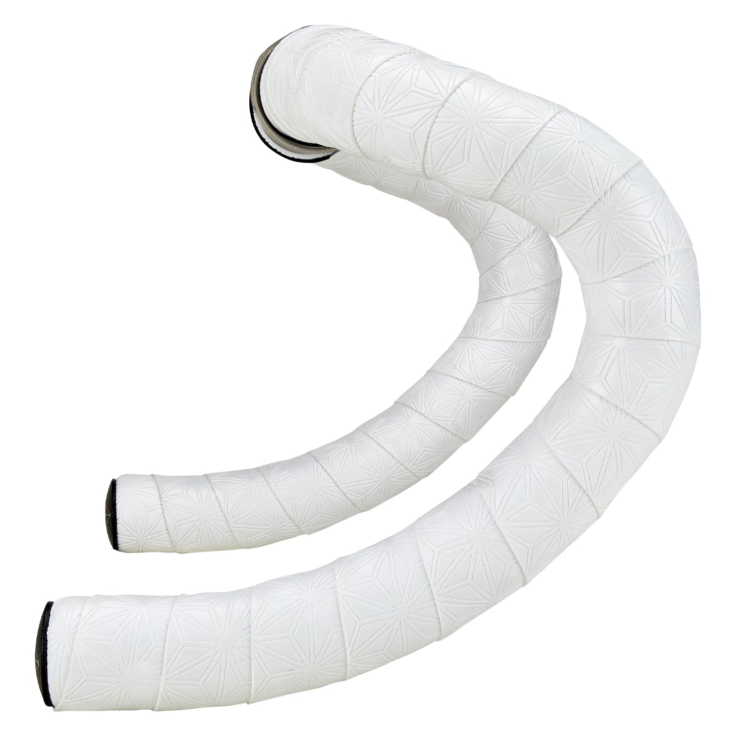 Supacaz Sticky Kush Classic Bar Tape White + Ano Black Pl — handlebar tape