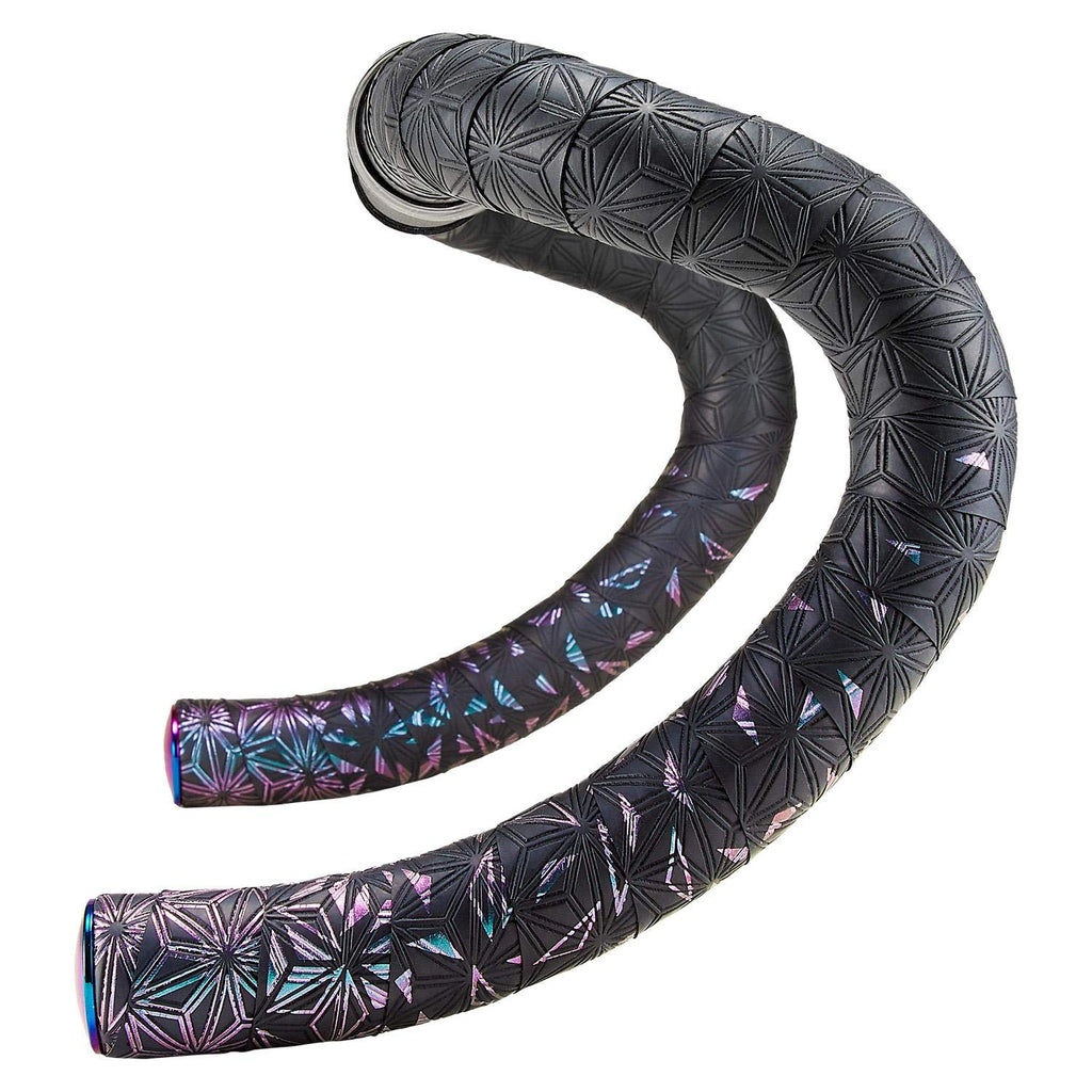Supacaz Sticky Kush Star Fade Bar Tape Oil Slick + Oil Slic — handlebar tape