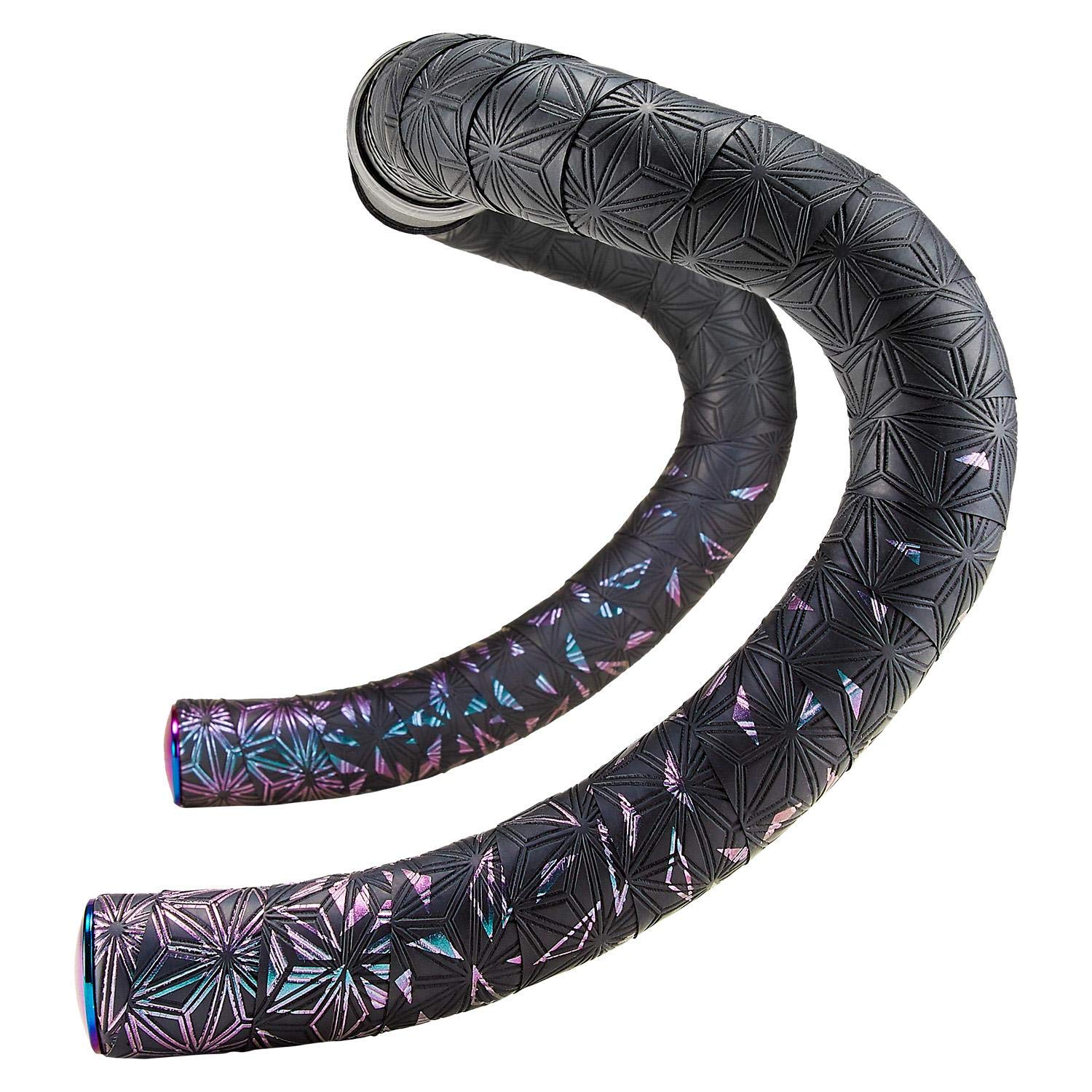 Supacaz Sticky Kush Star Fade Bar Tape Oil Slick + Oil Slic — handlebar tape