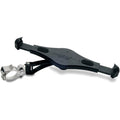 Minoura iPad and tablet handlebar mount holding a tablet on bike handlebars for indoor cycling