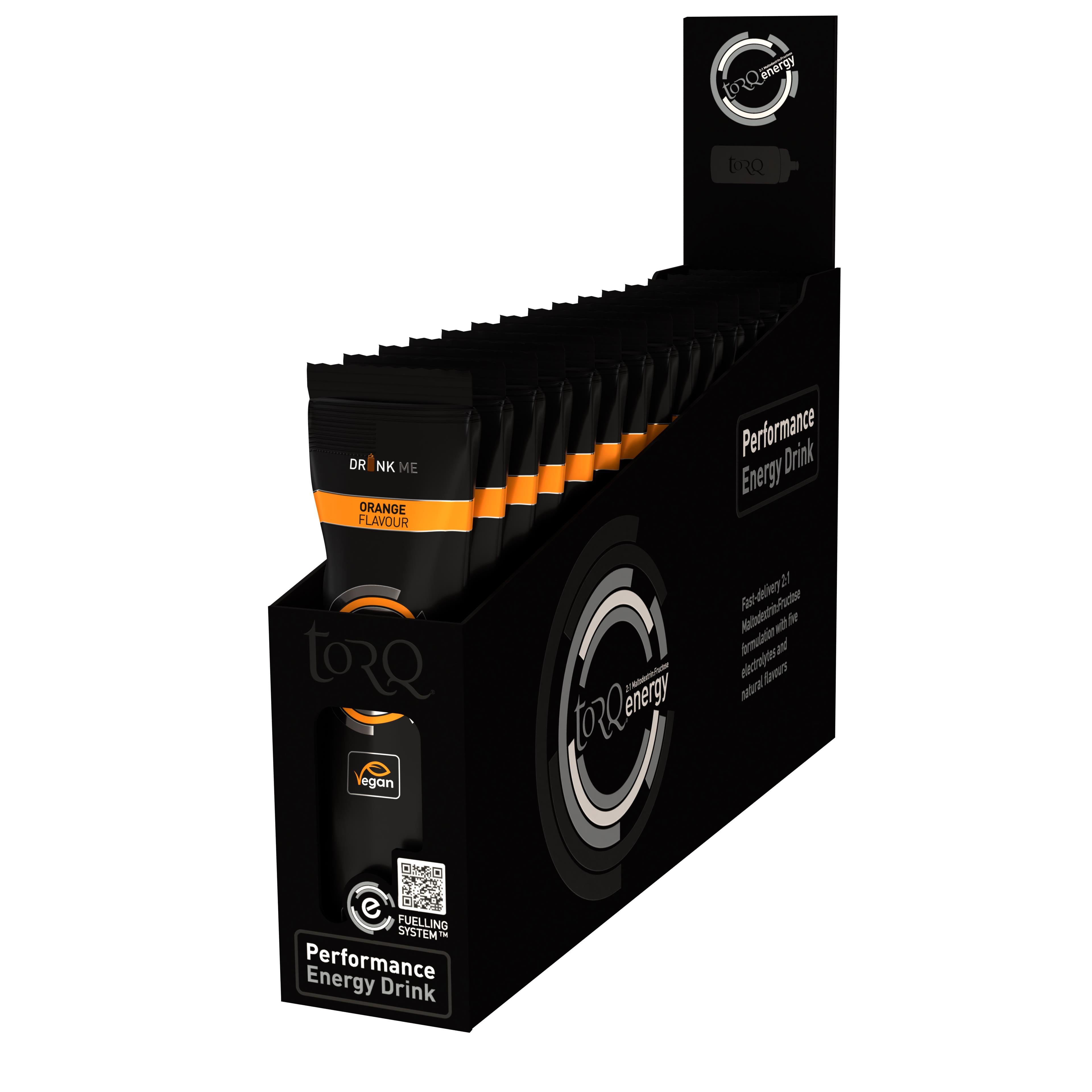 TORQ Energy Drink Single Serve Sachets (15 x 33g) Orange — sports nutrition