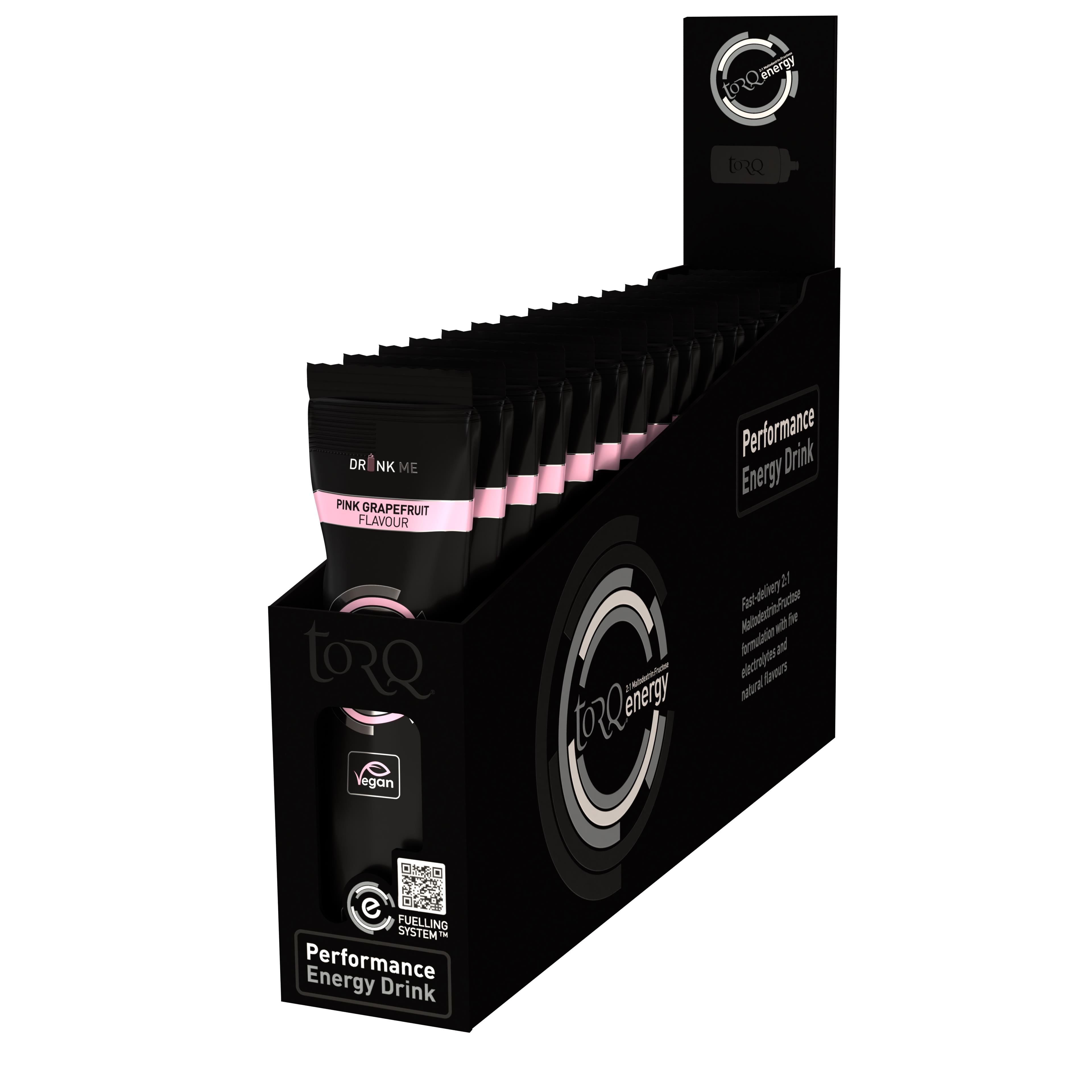 TORQ Energy Drink Single Serve Sachets (15 x 33g) Pink Grapefruit — sports nutrition