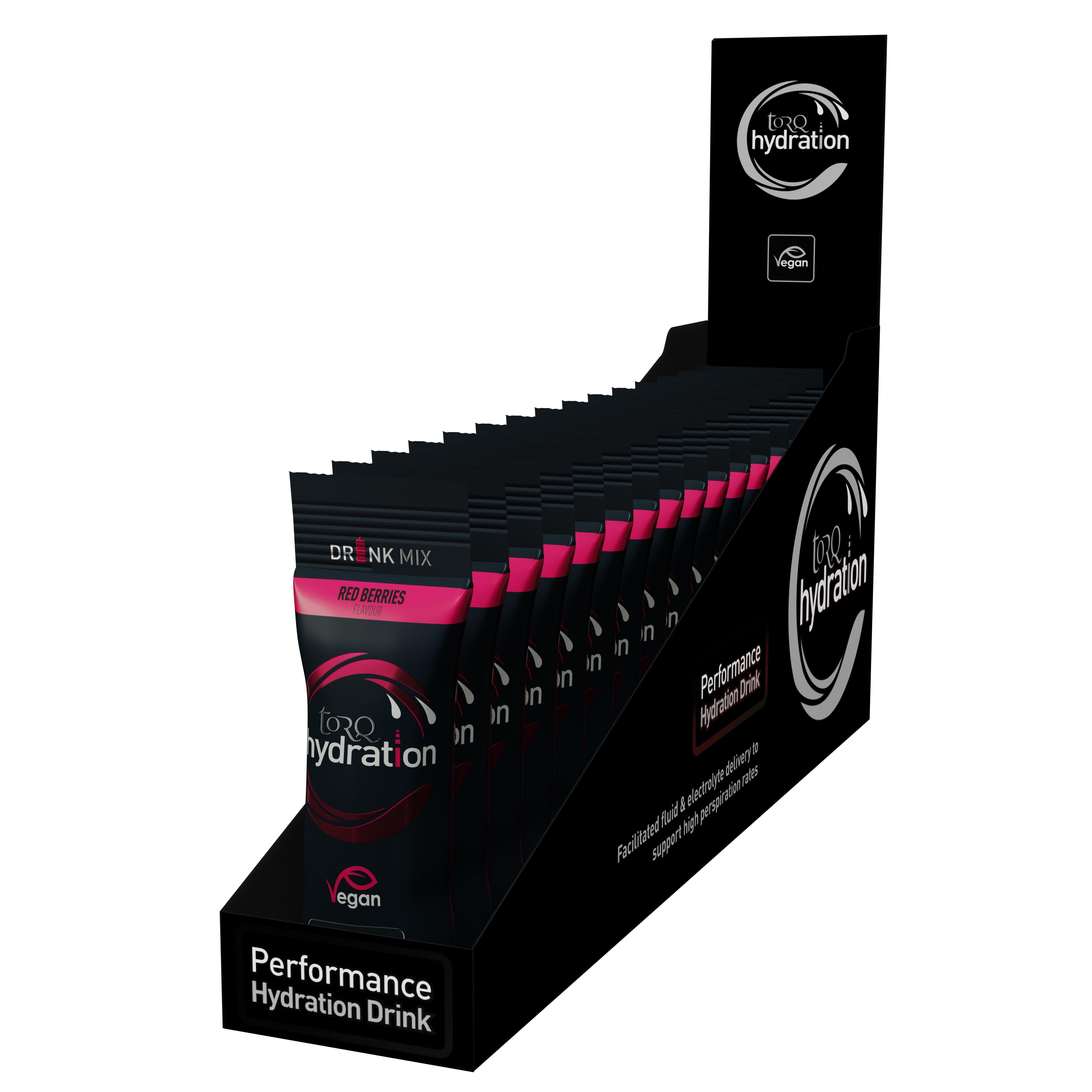 TORQ Hydration 15 Sachet Pack Red Berries — sports nutrition