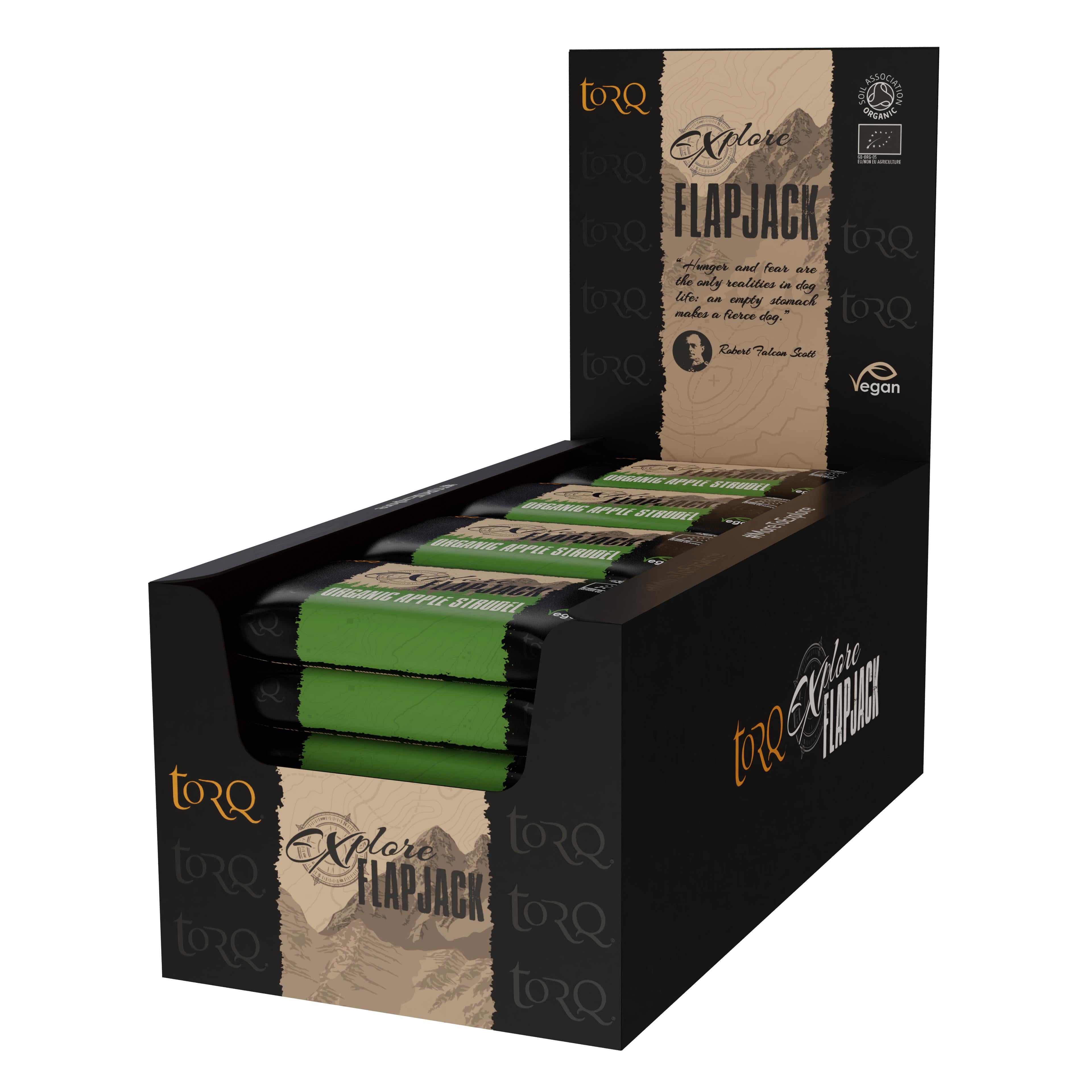 TORQ Explore Flapjack (20 x 65g) Apple Strudel — sports nutrition