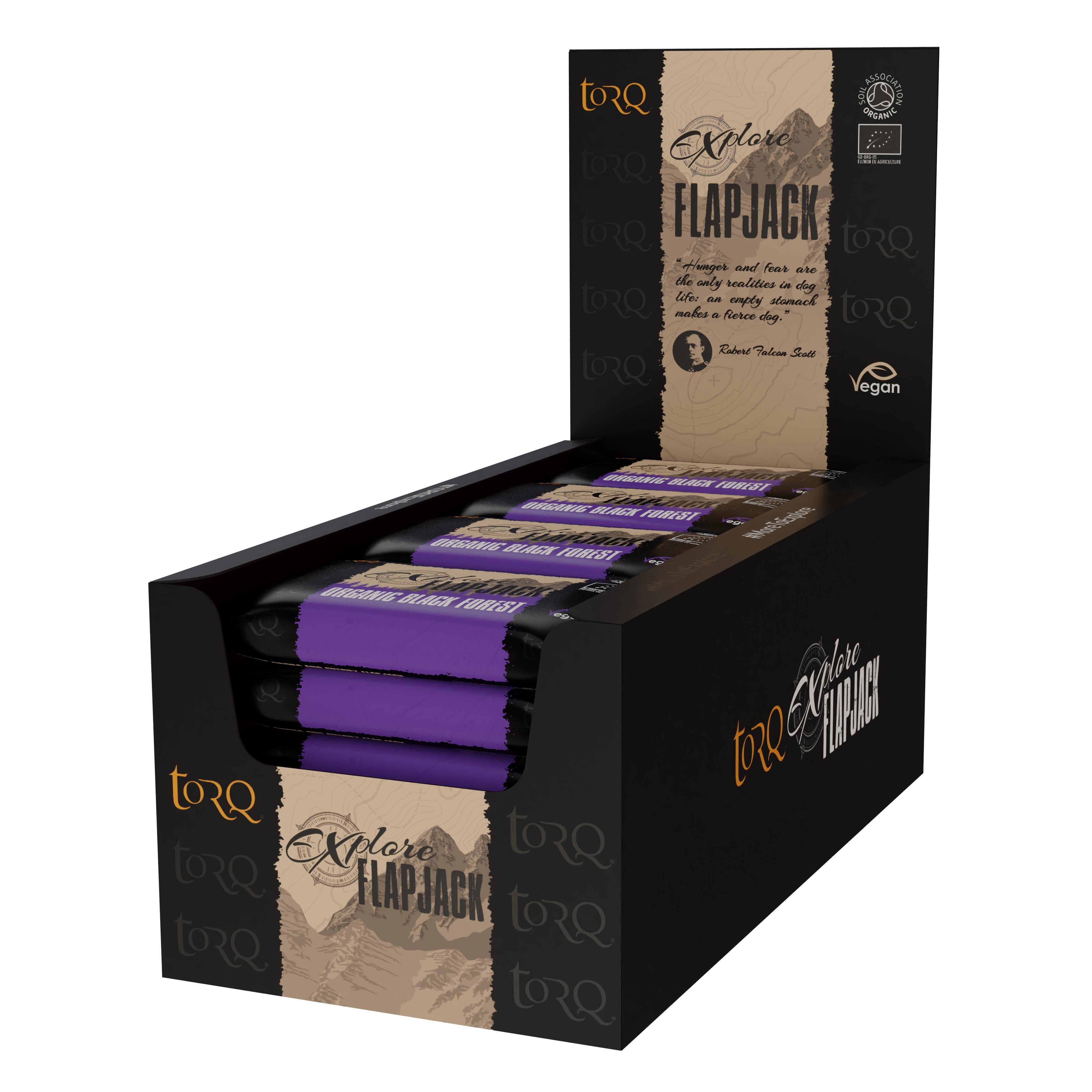 TORQ Explore Flapjack (20 x 65g) Black Forest — sports nutrition