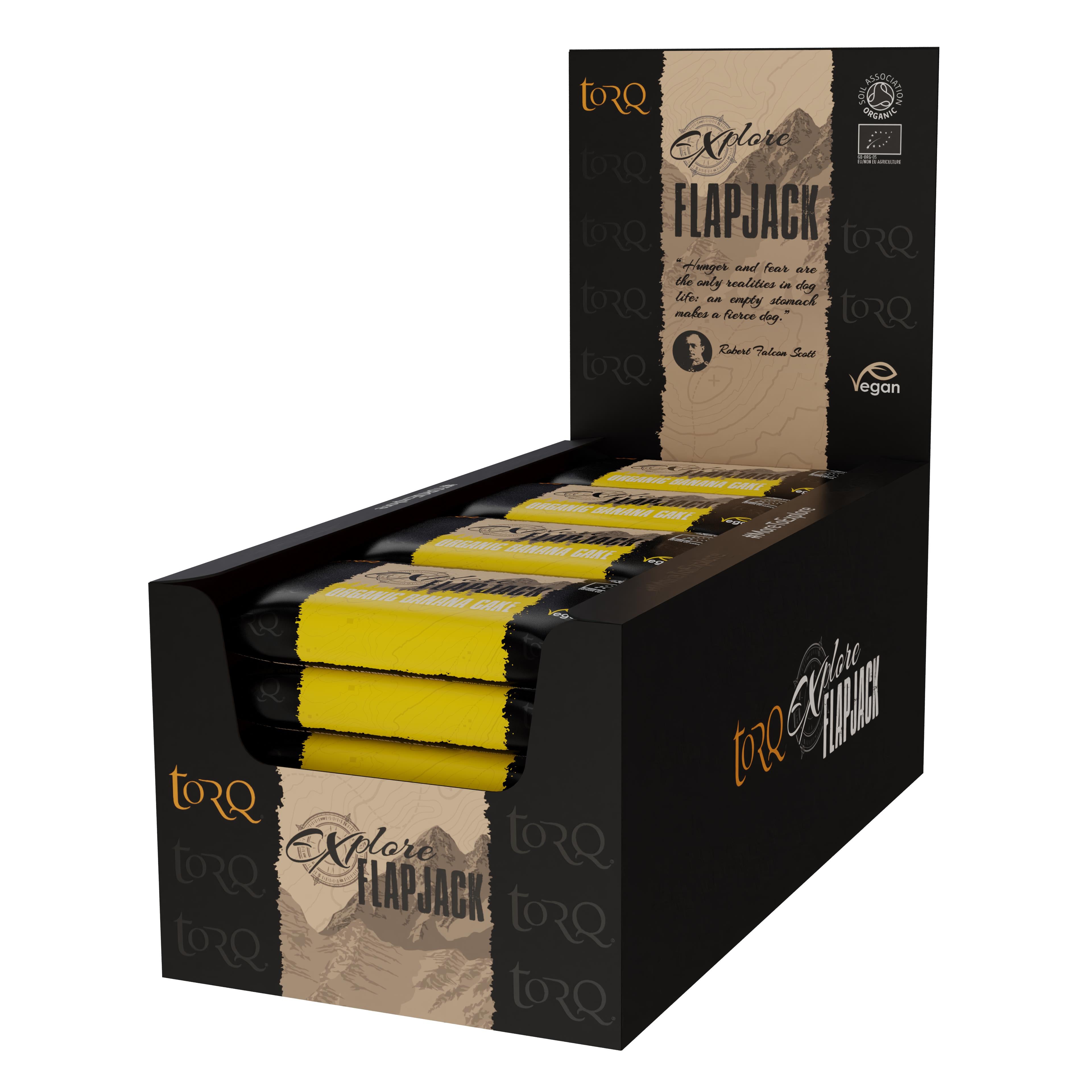TORQ Explore Flapjack (20 x 65g) Banana Cake — sports nutrition