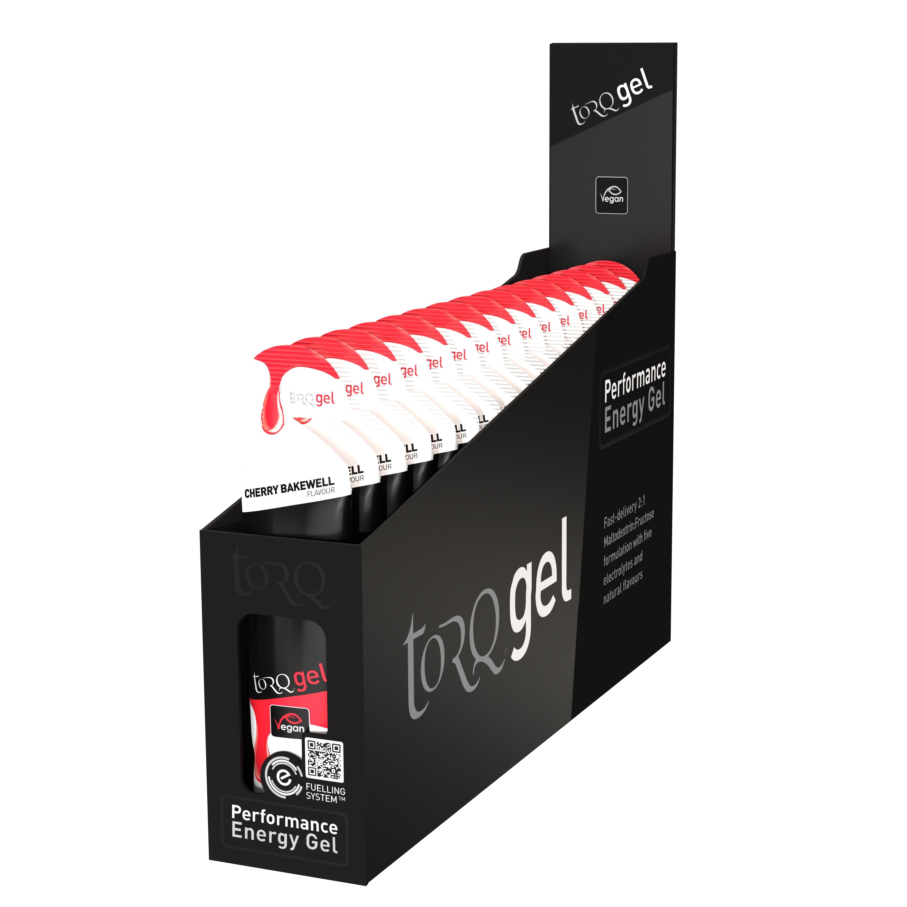 TORQ Energy Gel (15x 45g) Cherry Bakewell — sports nutrition