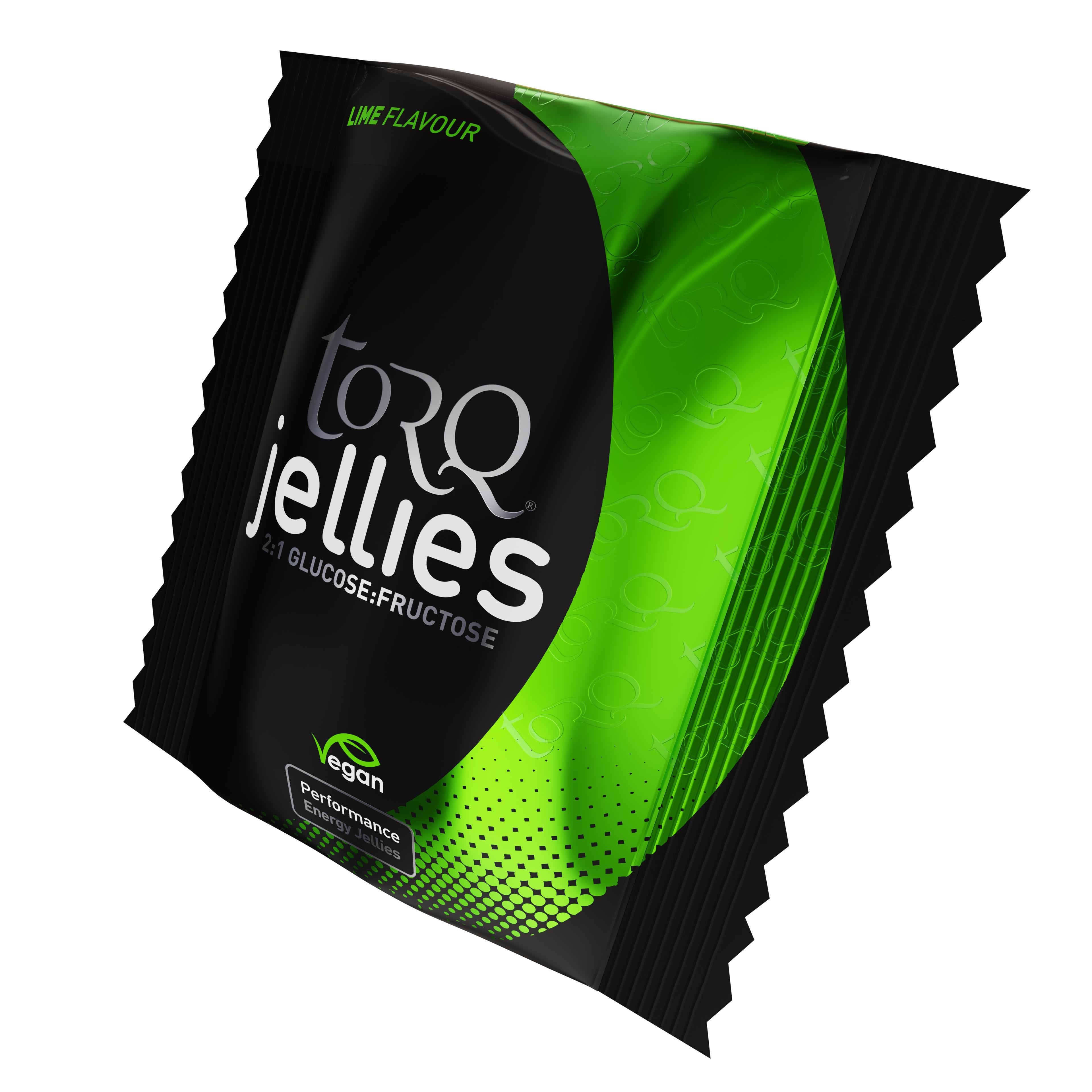 TORQ Nutrition Jellies (Box of 15) Lime — sports nutrition