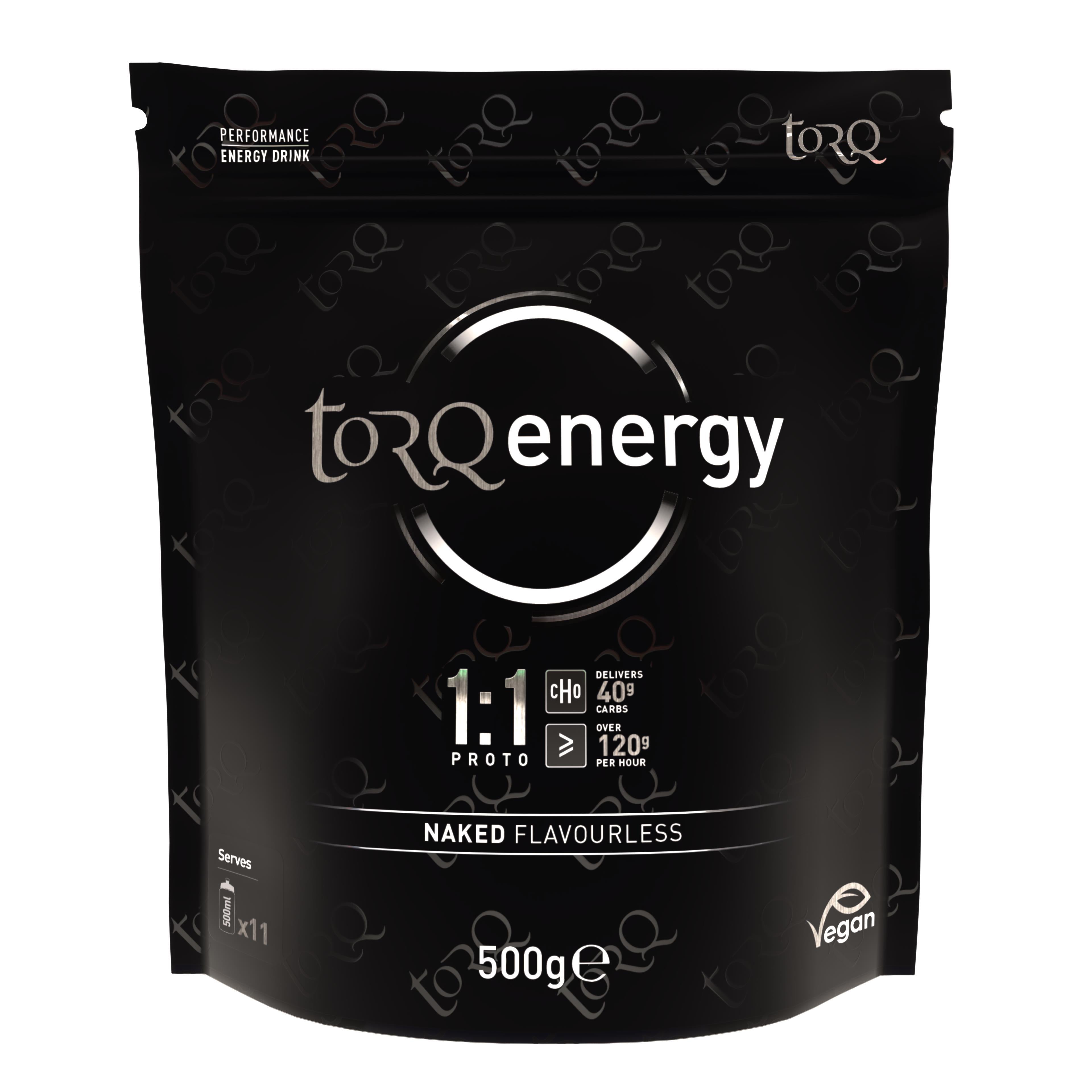 TORQ Proto 1:1 Energy Drink 500G Pouch Naked — sports nutrition