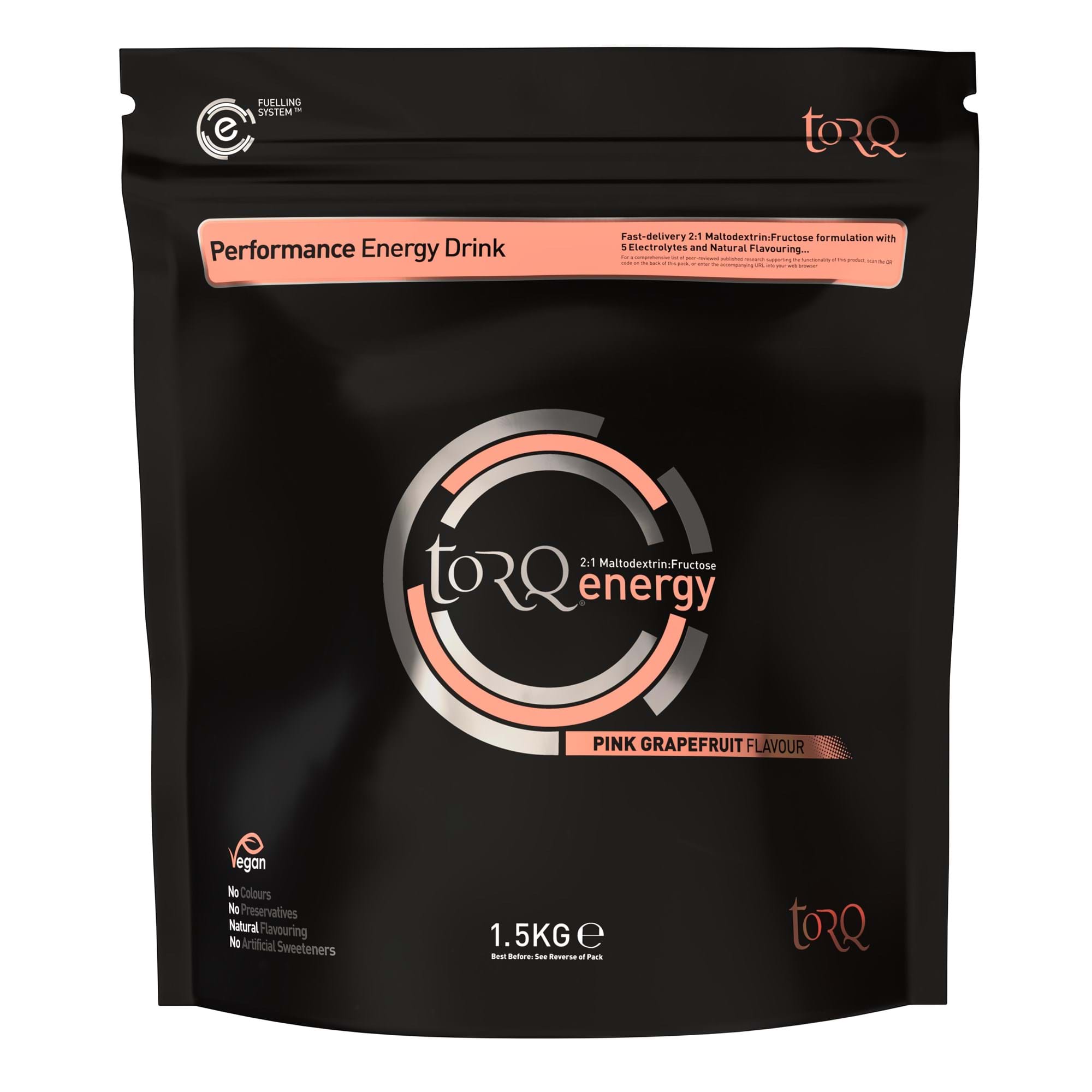 TORQ Energy Drink (1 x 1.5kg) Pink Grapefruit — sports nutrition