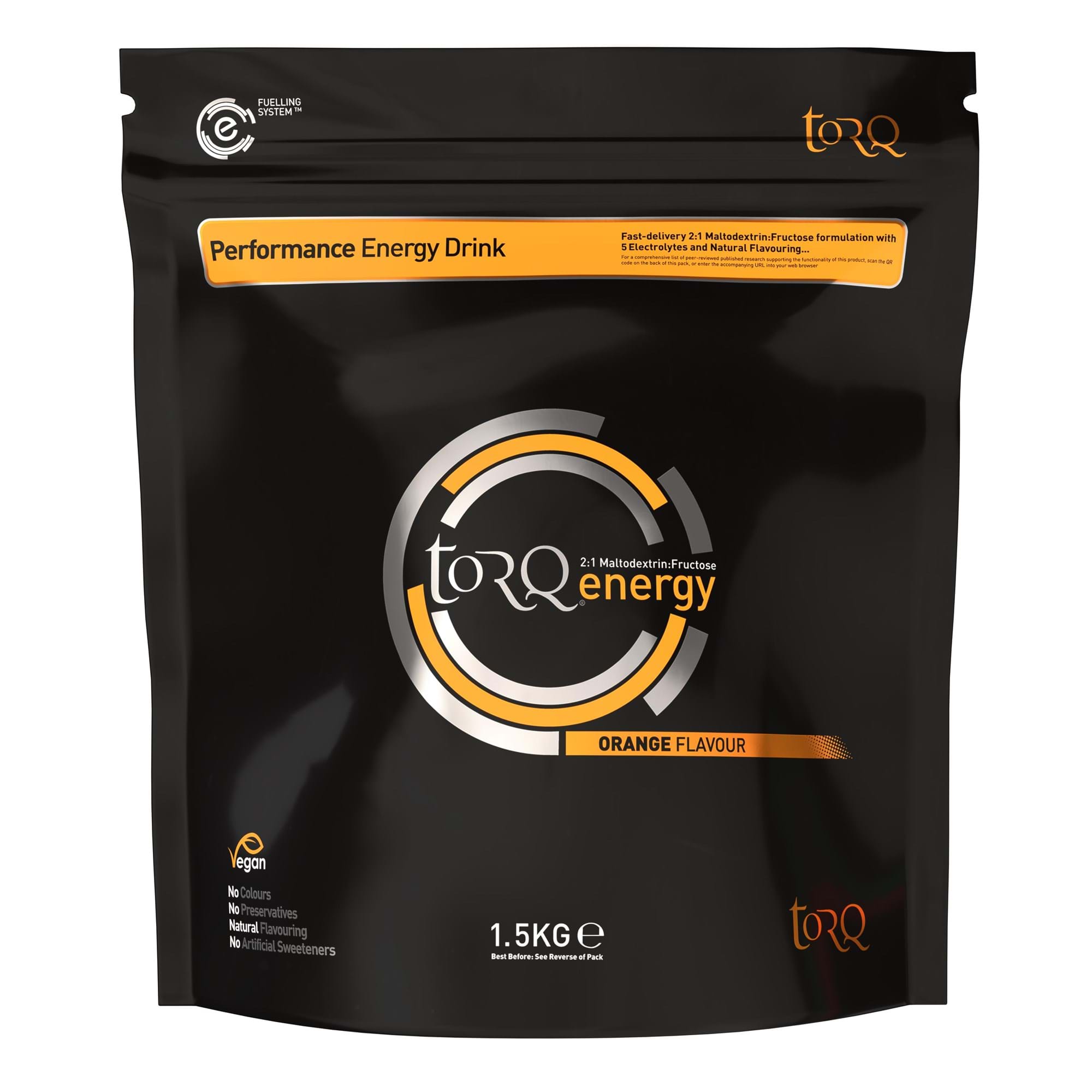 TORQ Energy Drink (1 x 1.5kg) Orange — sports nutrition