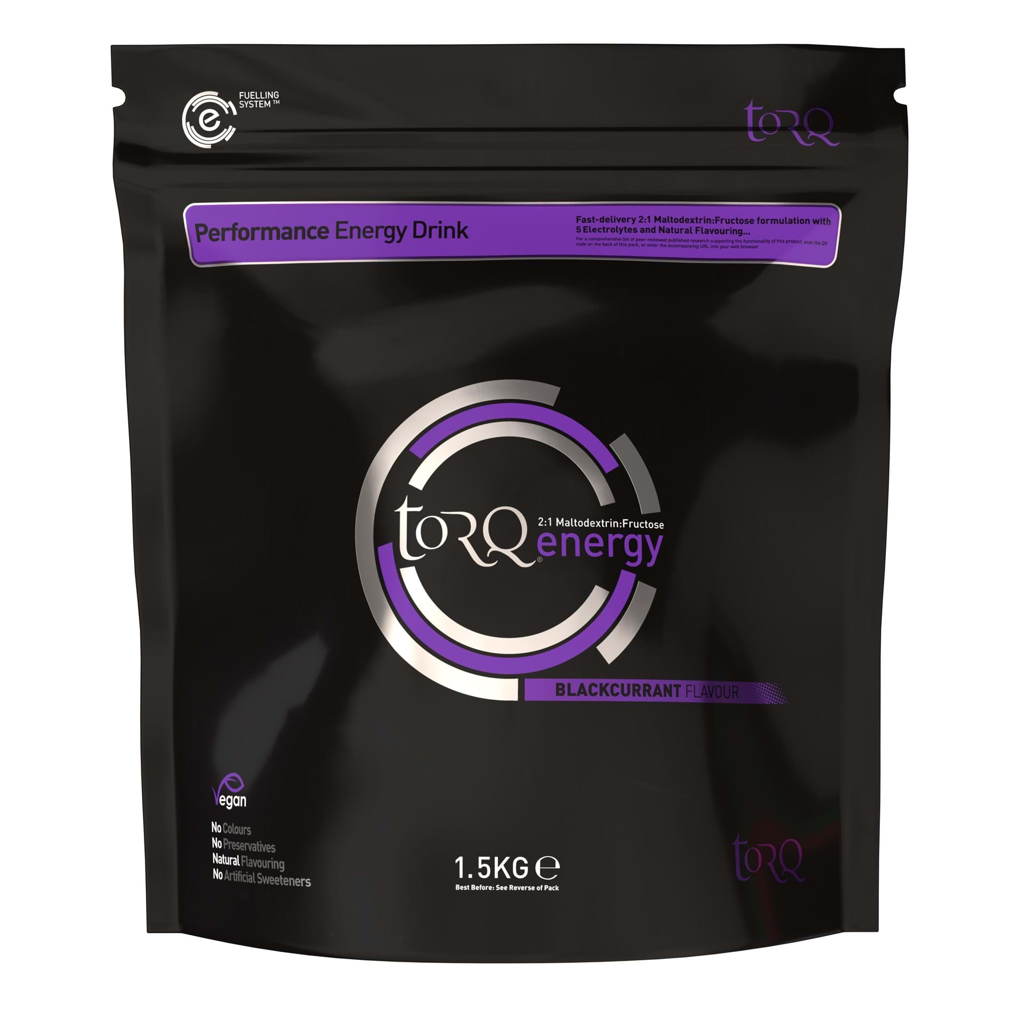 TORQ Energy Drink (1 x 1.5kg) Blackcurrant — sports nutrition