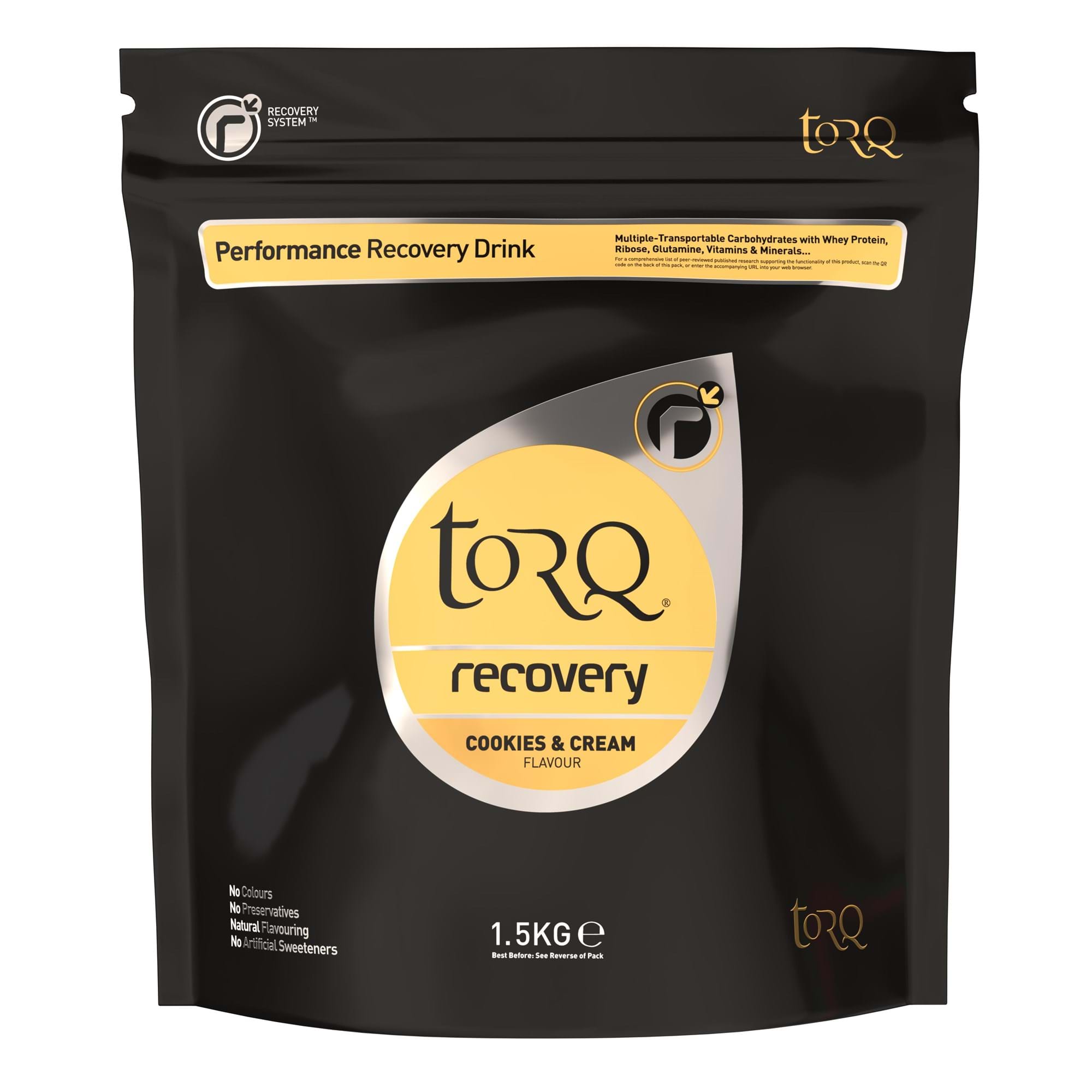 TORQ Recovery Drink (1 x 1.5kg) Cookies & Cream — sports nutrition