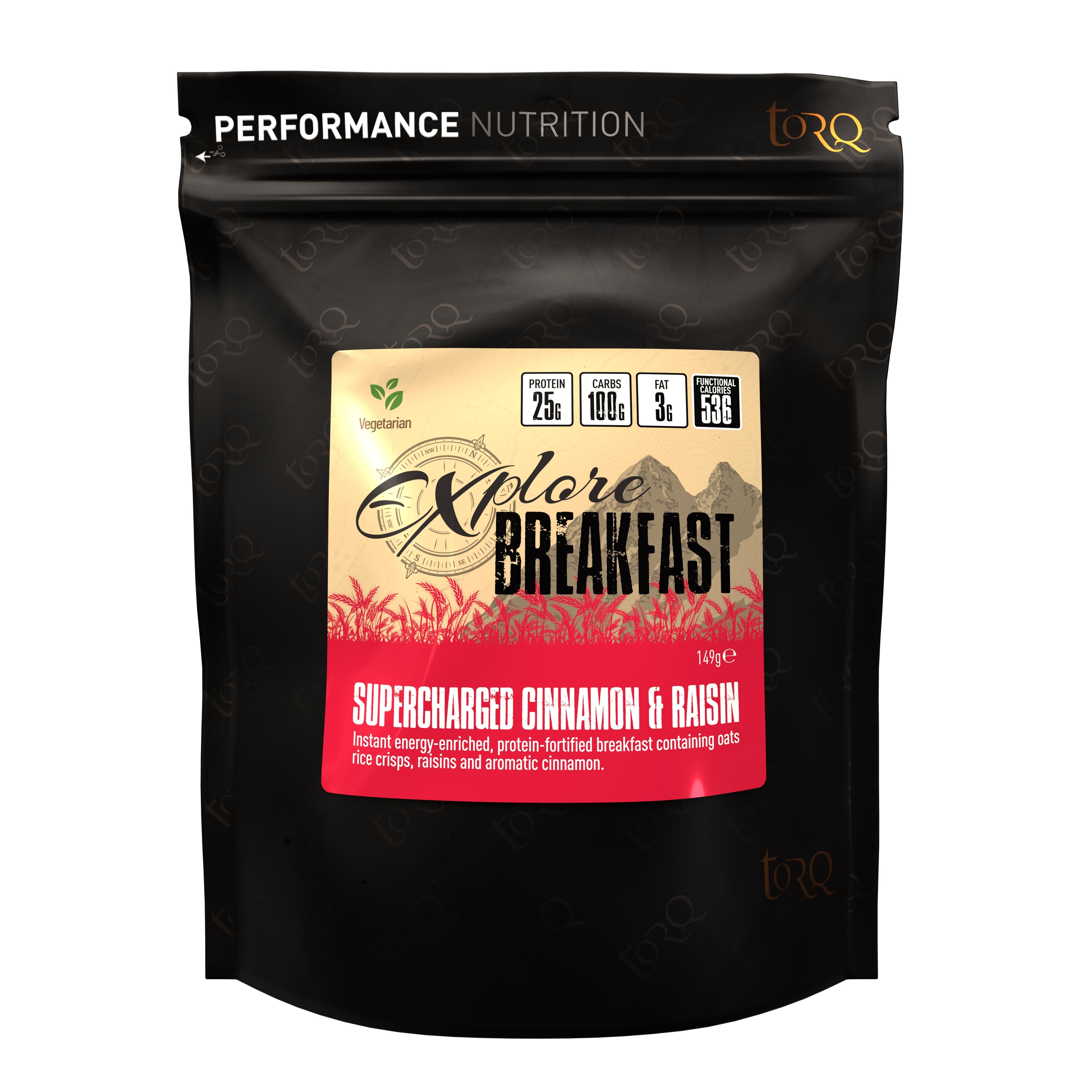 TORQ Explore Breakfast Cereal Cinnamon & Raisin — sports nutrition